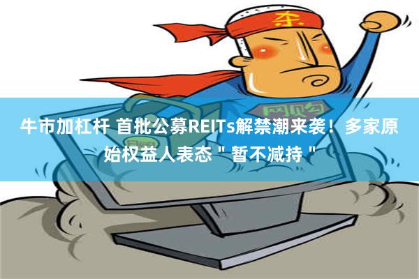 牛市加杠杆 首批公募REITs解禁潮来袭！多家原始权益人表态＂暂不减持＂