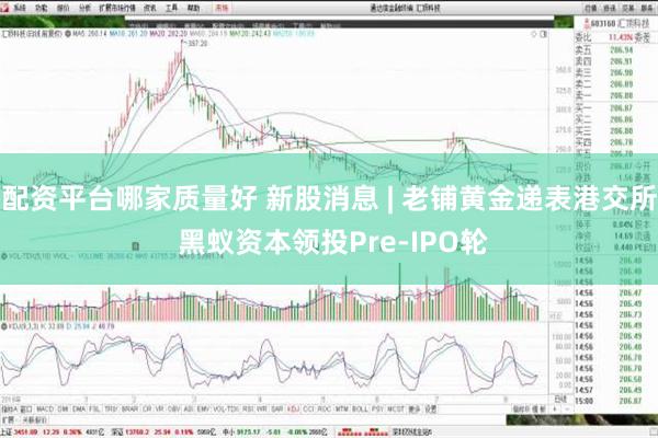 配资平台哪家质量好 新股消息 | 老铺黄金递表港交所 黑蚁资本领投Pre-IPO轮