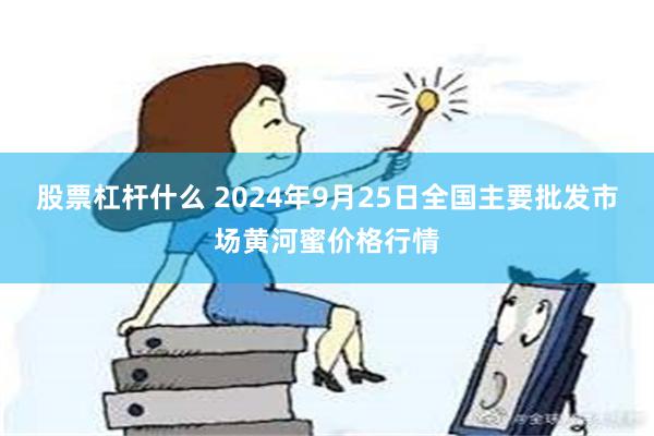 股票杠杆什么 2024年9月25日全国主要批发市场黄河蜜价格行情